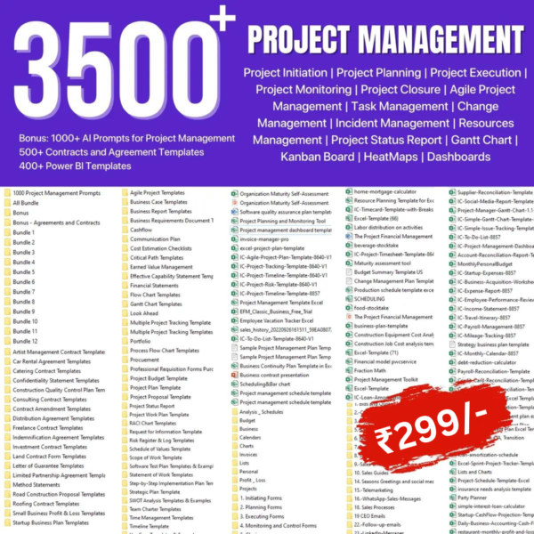 3500+ PROJECT MANAGEMENT COLLECTION